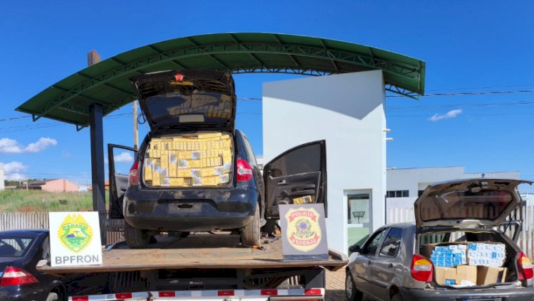 Apreensões no Oeste e Sudoeste  do Paraná somam prejuízo de quase R$ 1 milhão ao crime