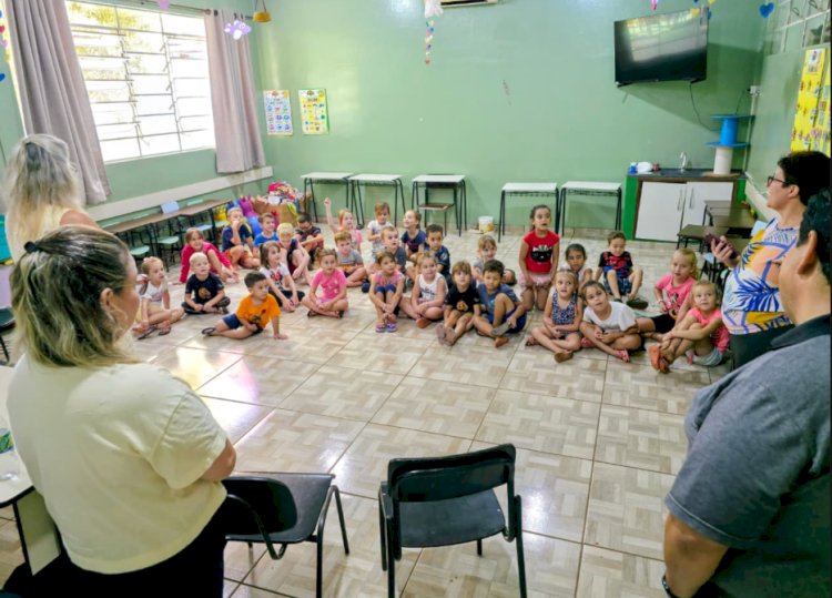 Projeto OdontoSesc promove educação em saúde bucal para crianças e adolescentes em Nova Santa Rosa