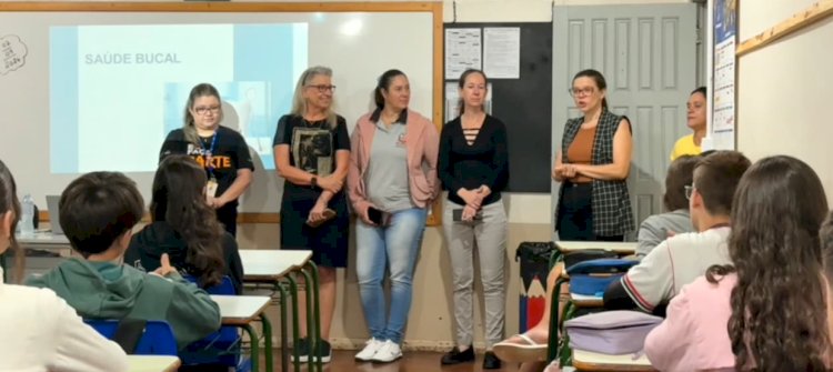 Projeto OdontoSesc promove educação em saúde bucal para crianças e adolescentes em Nova Santa Rosa