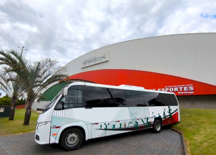 Prefeitura de Marechal Cândido Rondon investe R$ 717 mil em micro-ônibus para o esporte