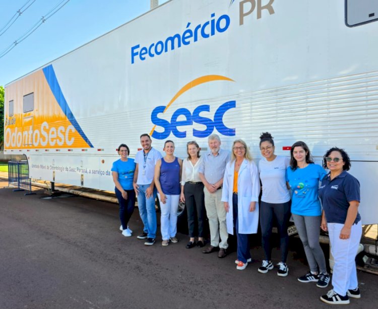 Parceria entre Saúde e Sesc garante 1,6 mil atendimentos odontológicos em Nova Santa Rosa