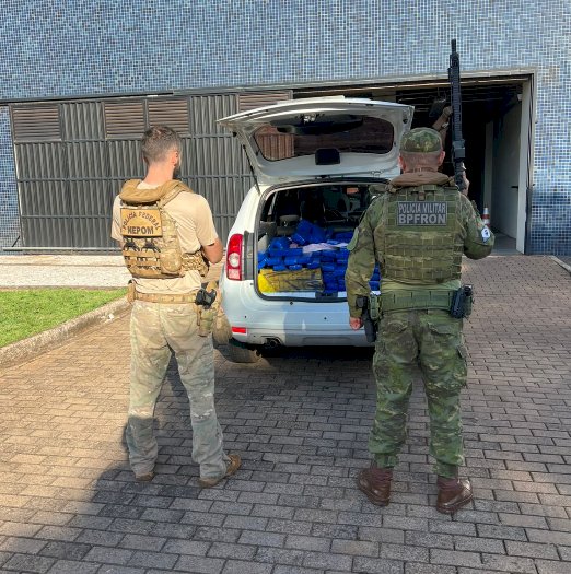 BPFRON e Polícia Federal apreendem 196 quilos de maconha em Terra Roxa