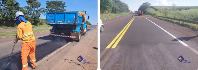 Obras em rodovias da região podem causar bloqueios e lentidão nesta quarta-feira  nas BRs-163, 369 e PR-317