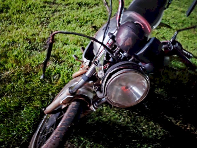 Motociclista fica ferido em acidente na PR-491 e polícia apura possível ligação com furto de moto em Nova Santa Rosa