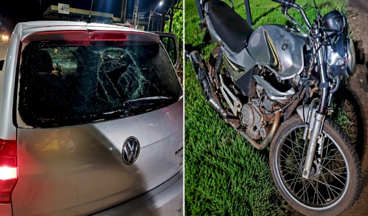 Motociclista fica ferido em acidente na PR-491 e polícia apura possível ligação com furto de moto em Nova Santa Rosa