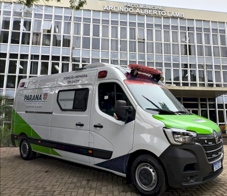 Prefeitura de Marechal Rondon recebe ambulância repassada pelo Governo do Estado