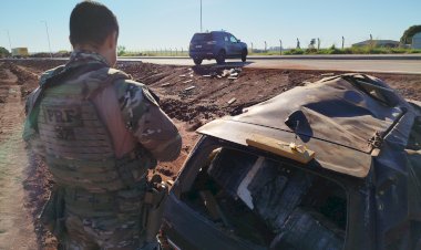 Traficante é preso pela PRF após capotar veículo com quase meia tonelada de maconha