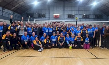 Nova Santa Rosa realiza amistoso preparatório de voleibol gigante e se prepara para sediar grandes competições