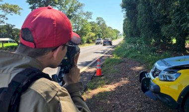 Operação Radar flagra 238 veículos em excesso de velocidade na PR-364 entre Palotina e Terra Roxa