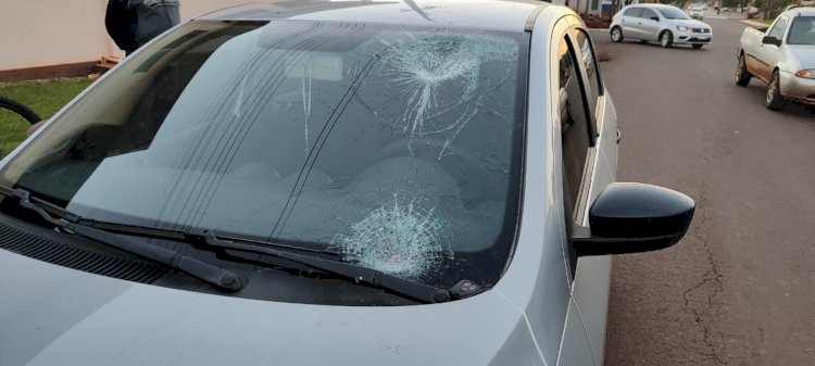 Criança fica ferida após colisão entre patinete elétrico e automóvel em Nova Santa Rosa