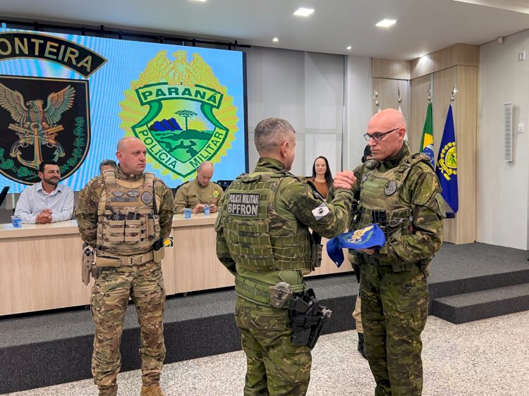 ENTREGA DE COMANDO: MAJOR PRADO ASSUME A FRENTE DO BPFRON