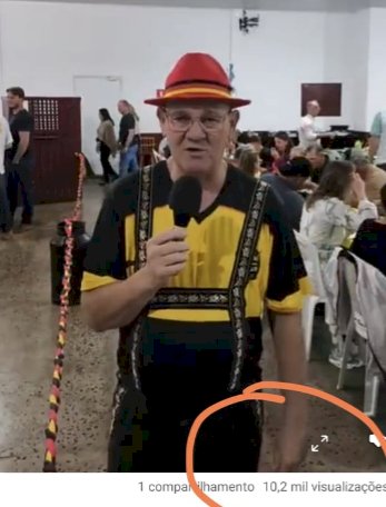 Diretoria da Associação da Linha Hedrich e  voluntario comemoram sucesso da 3ª Milich Fest