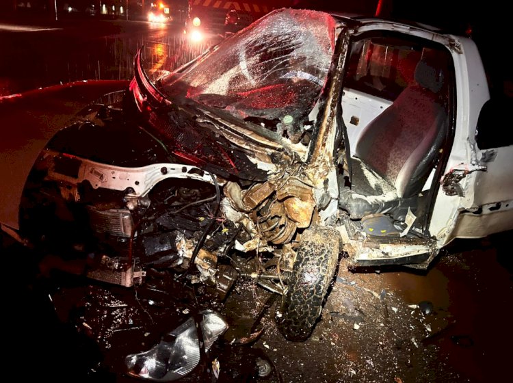 Colisão frontal deixa um morto e três feridos  na região