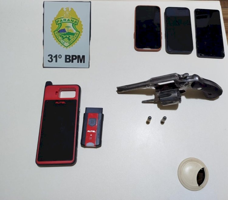 Polícia Militar prende três suspeitos de roubo em Terra Roxa