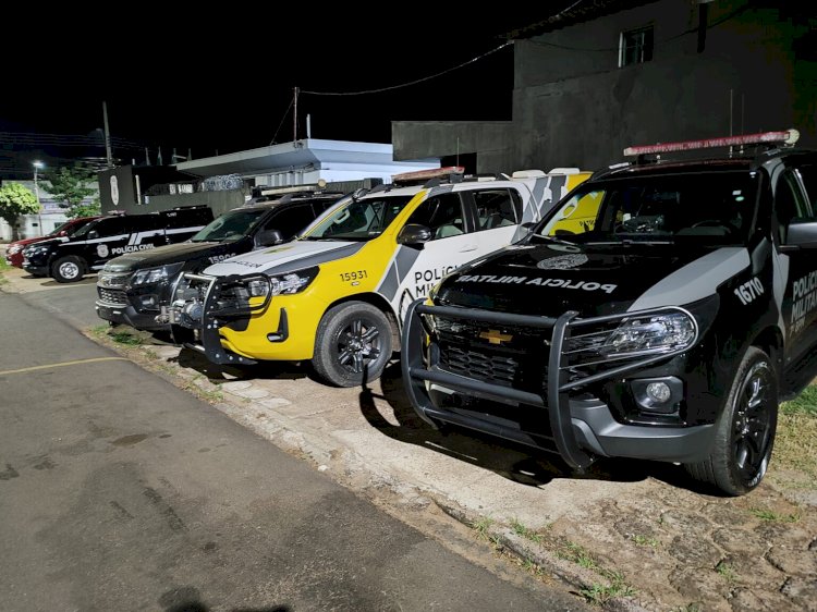 27 policiais  Civis do Paraná atuaram na Operação Hércules V nesta quarta-feira (03)