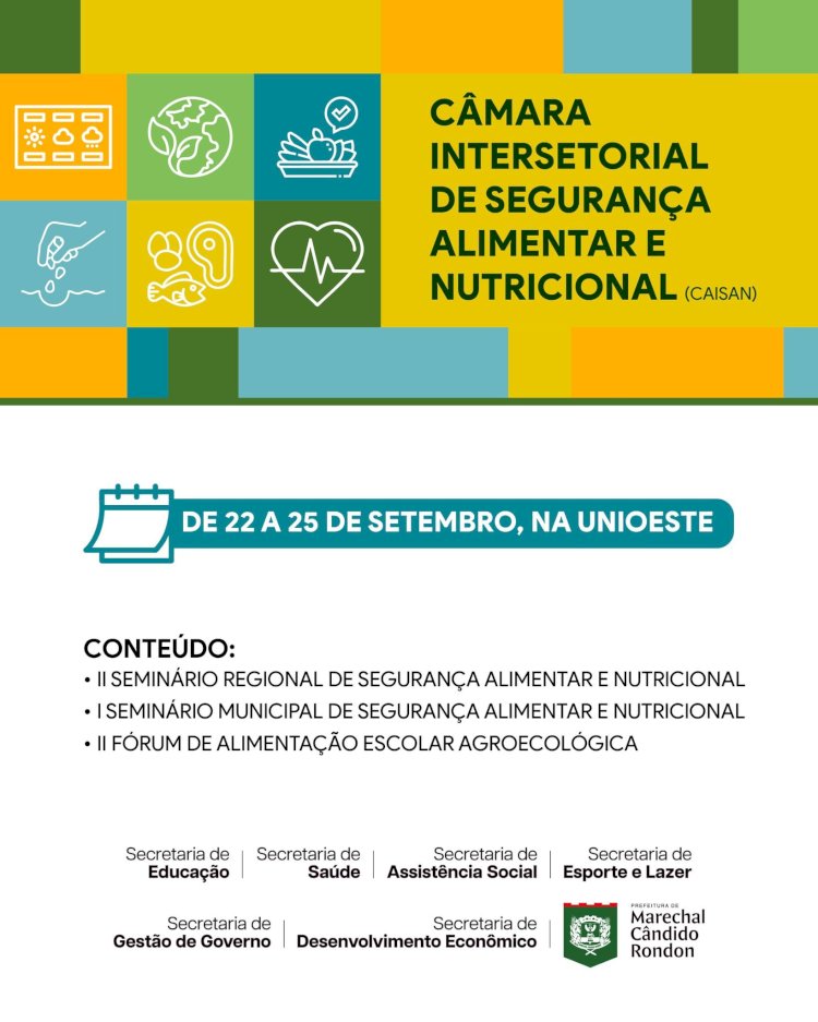 Prefeitura promove encontros sobre Segurança Alimentar em parceria com a Unioeste