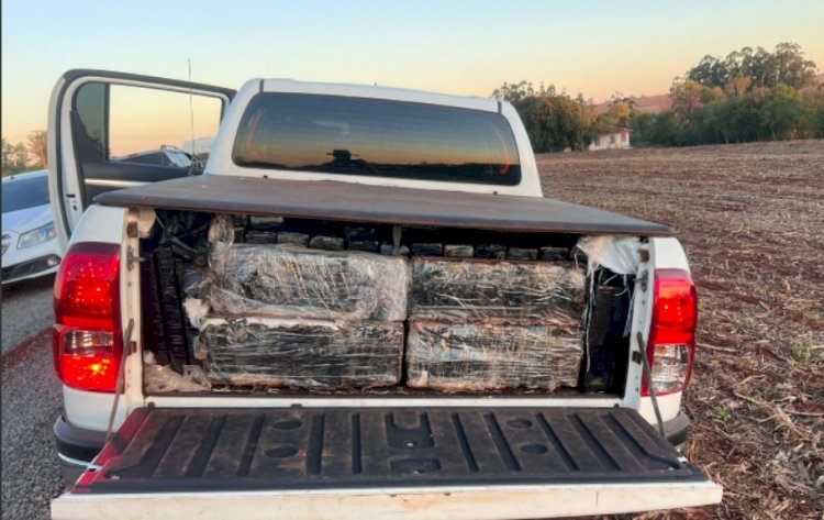 Atualizado: Homem é preso e mais de 1,5 tonelada de drogas são apreendidas em chácara de Nova Santa Rosa