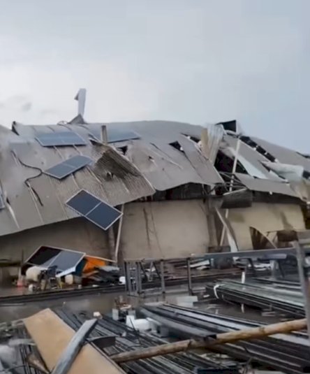 Temporal causa estragos e deixa três pessoas feridas em  cidade do Mato Grosso