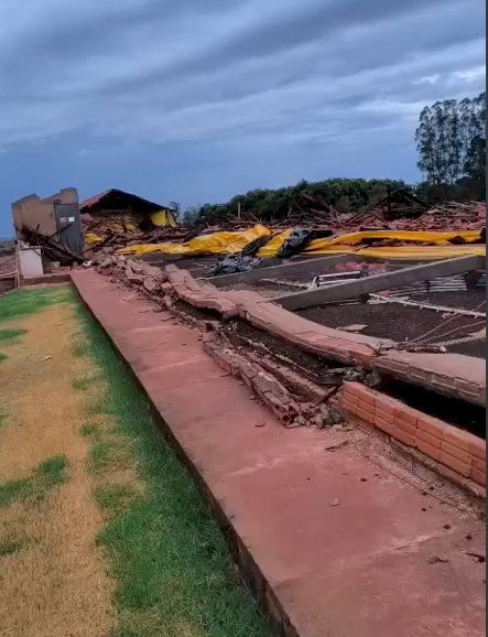OFICIAL: Ventos acima de 120 km/h marcam despedida do inverno no Paraná -Confira