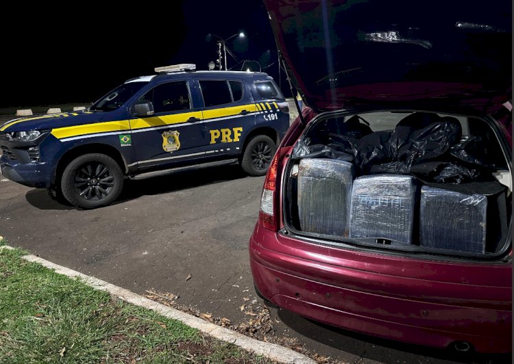 PRF prende foragido e apreende 416 quilos de maconha na  região do lago de Itaipu