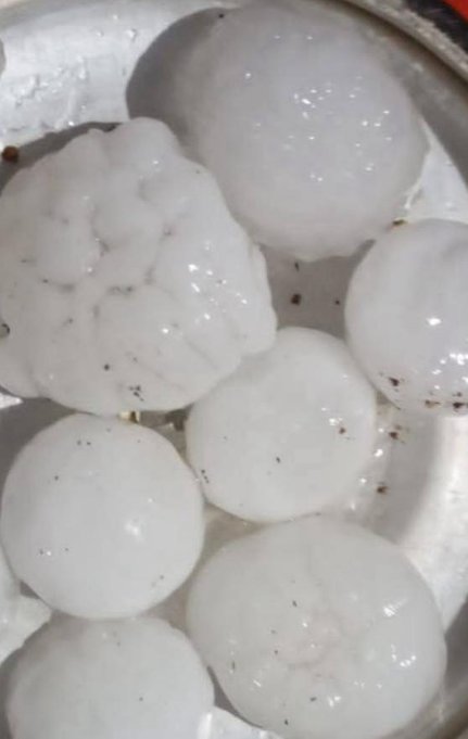 Temporais com granizo e ventos fortes voltam a atingir cidades do Paraná