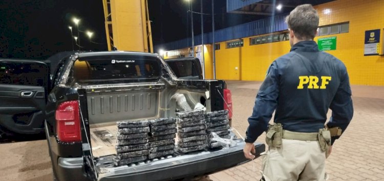 Domingo de apreensões: PRF intercepta mais de 178 kg de drogas na BR-277, em Cascavel