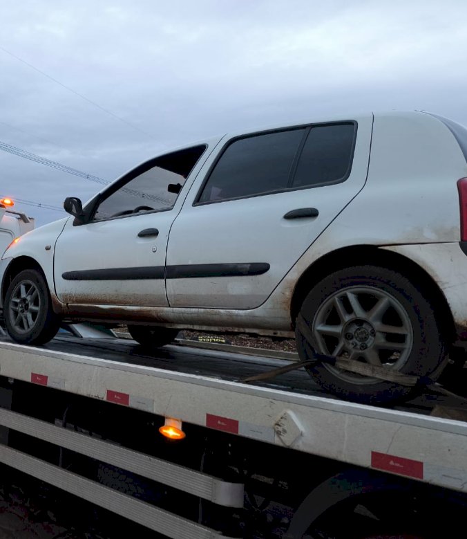 Polícia Militar apreende veículo no interior de Marechal Rondon