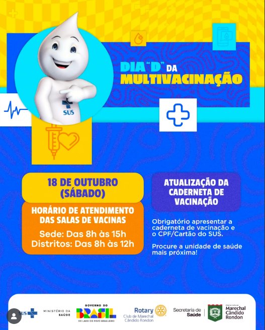 Prefeitura promove Dia “D” de Multivacinação neste sábado