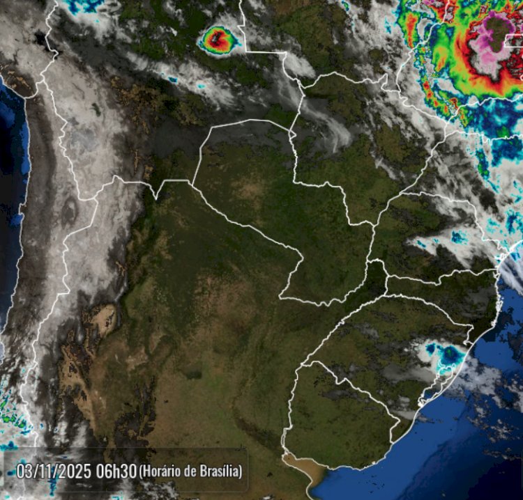 Semana começa com calor e sol forte, mas temporais retornam à região de Marechal Cândido Rondon