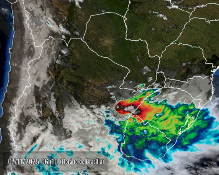Simepar alerta para tempestades severas no Paraná entre sexta e sábado