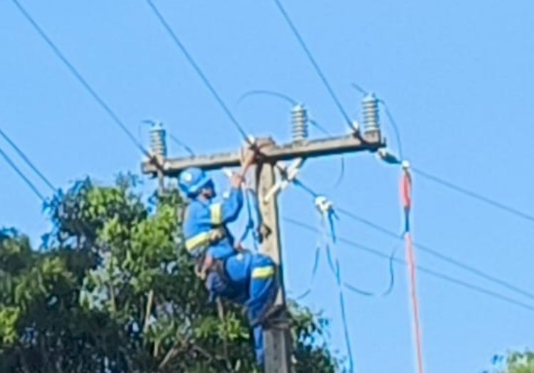 Rompimento de cabos de alta tensão deixa dezenas de residências sem energia em Novo Três Passos