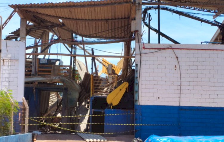 Mortos e mais de 10 feridos em desabamento de parte  de Industria   em Cidade do MS