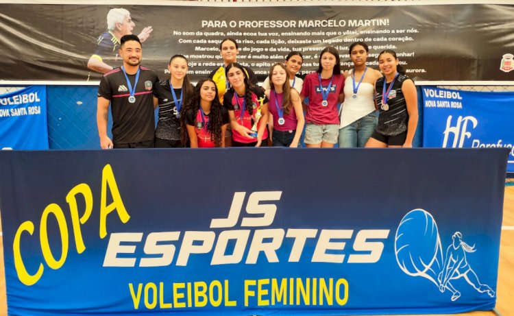 Nova Santa Rosa conquista título geral no Sub-14 e Sub-17 da Copa Marcelo Martin de Voleibol