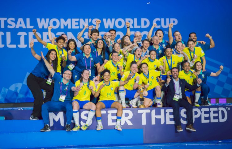 Brasil conquista a primeira Copa do Mundo de Futsal Feminino com campanha perfeita