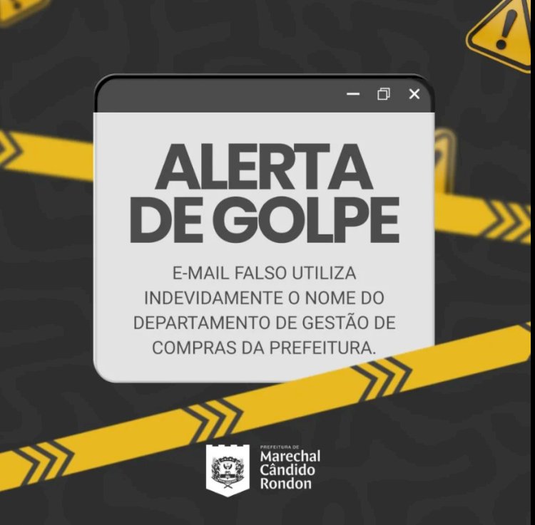 Título: Prefeitura de Marechal Rondon alerta empresários sobre golpe com uso indevido do nome do setor de Licitações