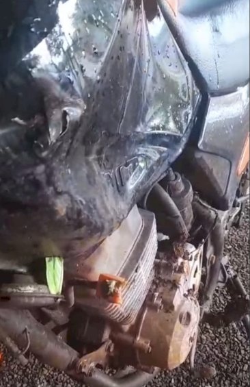 Acidente no interior de Nova Santa Rosa deixa motociclista