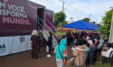 Carreta Saúde da Mulher encerra atendimentos em Nova Santa Rosa com 3.591 procedimentos