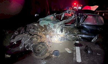 Colisão frontal na br-277 deixa um morto e um ferido grave