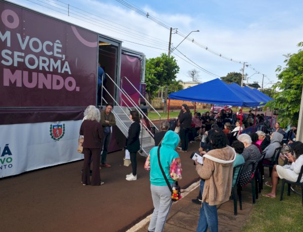 Carreta Saúde da Mulher encerra atendimentos em Nova Santa Rosa com 3.591 procedimentos