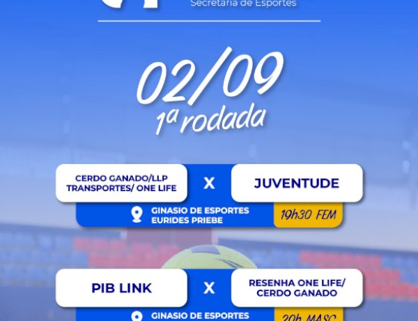 Campeonato municipal de vôlei começa nesta quarta-feira (2) em Nova Santa Rosa